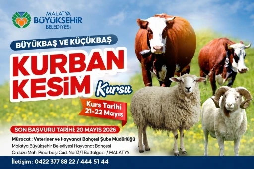 "İslami usullere uygun ve g&uuml;venli kurban kesimi" eğitimi verilecek
