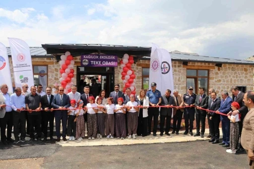 "Kağılcık Ekolojik Teke Obası" t&ouml;renle hizmete a&ccedil;ıldı
