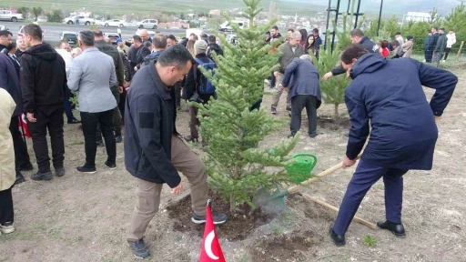 "Şehit ve Gazi Ormanı" d&uuml;zenlenen t&ouml;renle a&ccedil;ıldı
