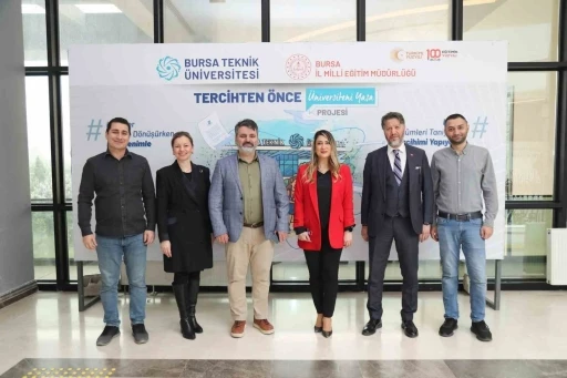"Tercihten &Ouml;nce &Uuml;niversiteni Yaşa" projesi &ouml;zel lise &ouml;ğrencilerini ağırlıyor
