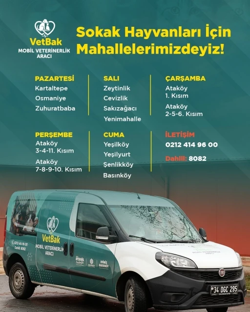 &quot;VETBAK&quot; patili dostların yanında olmaya devam ediyor
