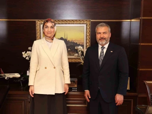 Rekt&ouml;r Adıg&uuml;zel&rsquo;den Bakan Yardımcısı K&uuml;bra G&uuml;ran Yiğitbaşı&rsquo;na ziyaret
