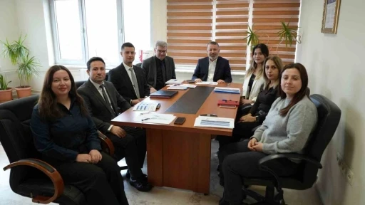 Rekt&ouml;r Kırışık, Uluslararası İlişkiler Koordinat&ouml;rl&uuml;ğ&uuml; ekibiyle bir araya geldi
