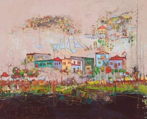 Ressam Hatice Aydoğan SANKO Sanat Galerisi&rsquo;nde sergi a&ccedil;acak
