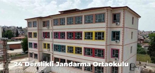 Reyhanlı’da inşa edilen Jandarma Ortaokulu’nun yapımında sona gelindi
