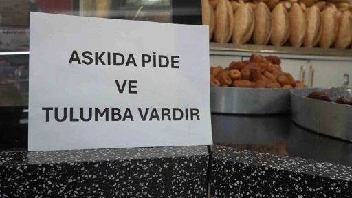 Rize&rsquo;de askıda ekmek, pidenin ardından askıda tulumba kampanyası başladı

