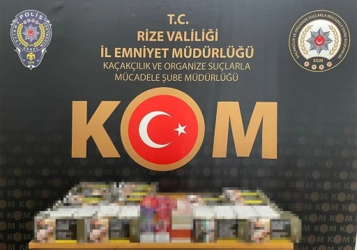 Rize&rsquo;de ka&ccedil;ak&ccedil;ılık operasyonu
