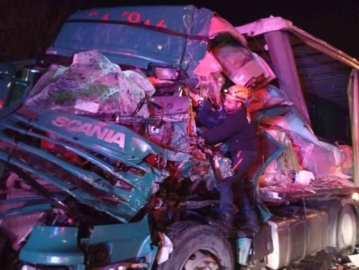 Rize&rsquo;de tır kazası: 1 yaralı
