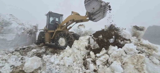 Rize&rsquo;de yayla yollarında Haziran ayında kar temizliği
