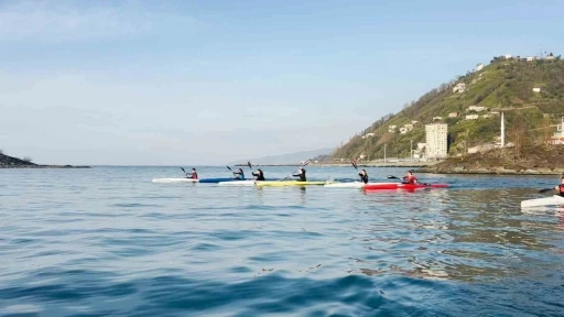 Rize&rsquo;nin kanocuları Bahar Kupası yolunda
