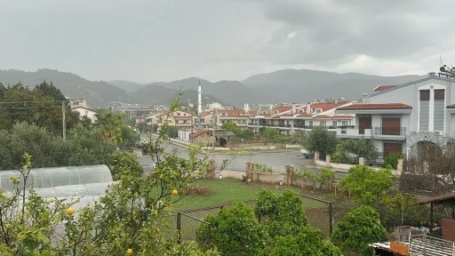 Sağanak Yağış Marmaris'i Vurdu