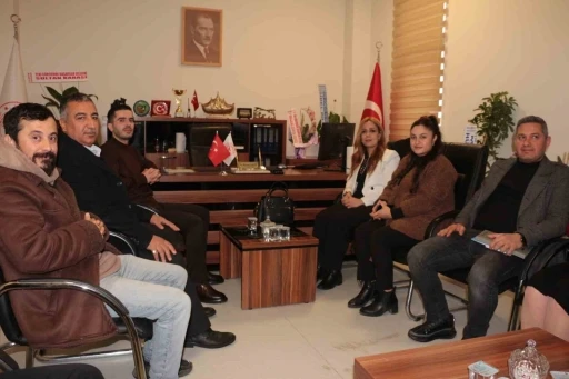 Sağlık-Sen heyeti, Cizre Sağlık M&uuml;d&uuml;r&uuml; Karaşi ile bir araya geldi
