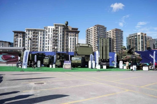 SAHA EXPO&rsquo;daki &ccedil;ok katmanlı sistemler havadan g&ouml;r&uuml;nt&uuml;lendi
