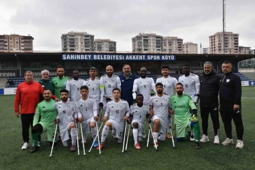 Şahinbey Ampute&rsquo;den gol şov: 5-0
