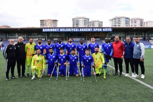 Şahinbey Ampute’den şampiyonluk yolunca önemli galibiyet: 2-1
