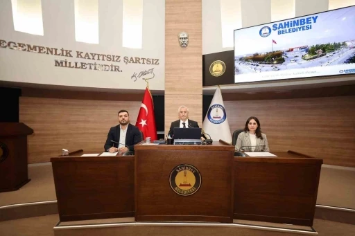Şahinbey Belediyesi mayıs ayı meclis toplantısı yapıldı
