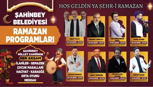 Şahinbey Belediyesi Ramazan&rsquo;da g&ouml;n&uuml;lleri Şahinbey Millet Camii ve K&uuml;lliyesi&rsquo;nde buluşturacak
