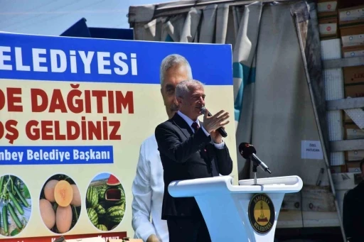 Şahinbeyli &ccedil;ift&ccedil;ilere sertifikalı fide desteği
