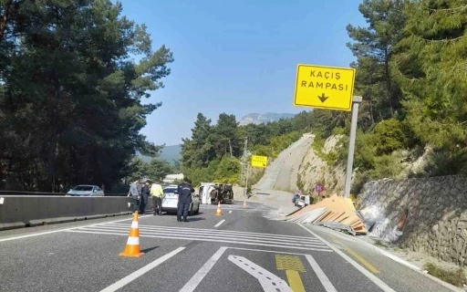 Sakar Rampasında Korkutan Kaza
