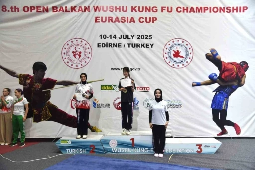 Sakarya Büyükşehir’in ‘wushu kung fu’ takımından tarihi başarı
