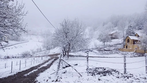 Sakarya’nın yüksek kesimlerinde kar etkili oluyor
