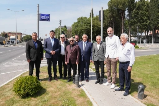 Şakran&rsquo;da ahde vefa: Eski başkanlar Refik Ertem ve Zeki Şen&rsquo;in isimleri caddelere verildi

