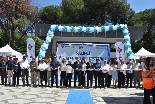 Salihli Bilim Fuarları Festivali a&ccedil;ıldı
