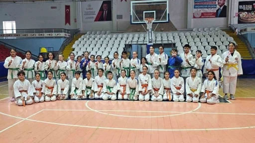 Salihlili minik judocular madalyaya doymuyor
