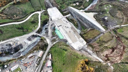 Salıpazarı Barajı inşaatının y&uuml;zde 77&rsquo;si tamamlandı
