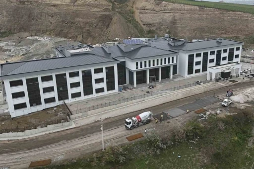 Samsun Adli Tıp Grup Başkanlığı yol çalışmaları
