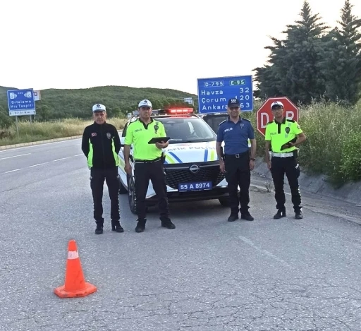 Samsun-Ankara karayolunda trafik tedbirleri
