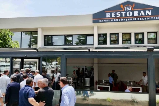 Samsun Büyükşehir’in &quot;153 Restoran&quot; zinciri Bafra’da
