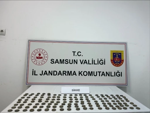 Samsun’da 130 adet sikke ele geçirildi
