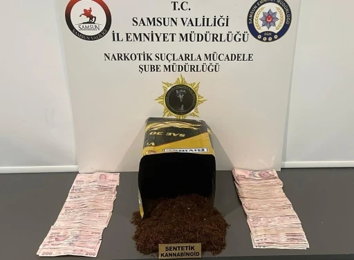Samsun’da 650 gram bonzai ele geçirildi
