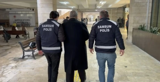 Samsun&rsquo;da 8 ile 12 yıl hapis cezası bulunan 2 h&uuml;k&uuml;ml&uuml; yakalandı
