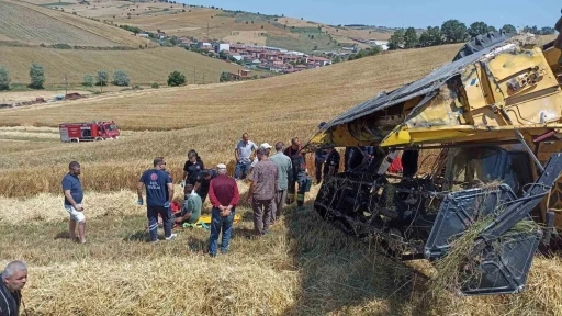 Samsun&rsquo;da bi&ccedil;erd&ouml;ver devrildi: 1 yaralı
