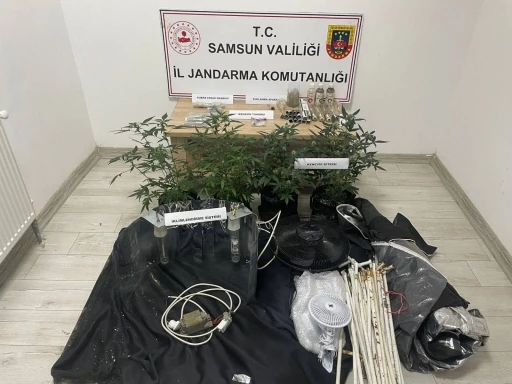 Samsun’da evdeki uyuşturucuya 1 gözaltı

