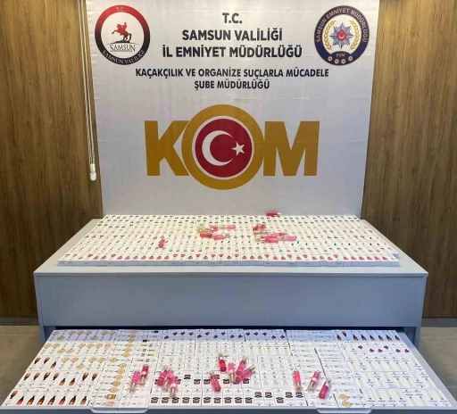 Samsun&rsquo;da ka&ccedil;ak parf&uuml;m operasyonu: 591 &uuml;r&uuml;n ele ge&ccedil;irildi
