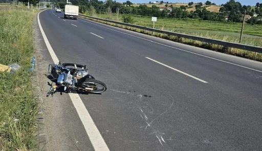 Samsun&rsquo;da Motosiklet kazası: 2 yaralı
