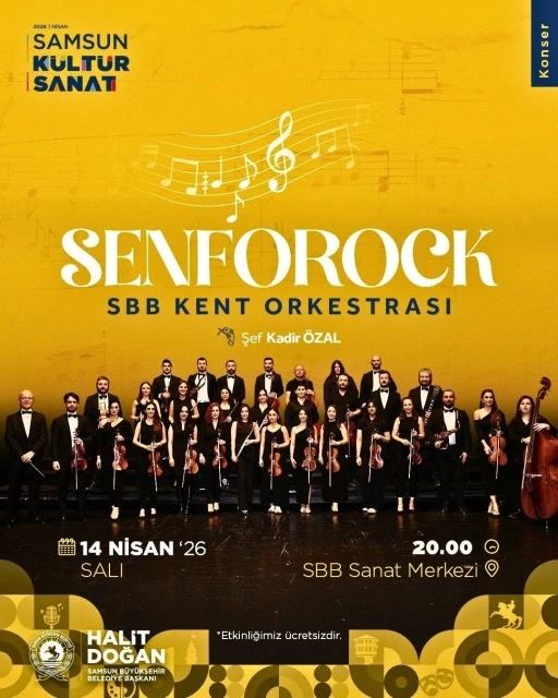 Samsun&rsquo;da "Senforock" r&uuml;zgarı esecek
