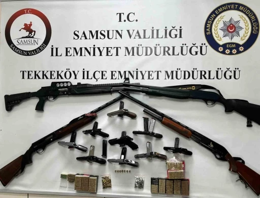 Samsun&rsquo;da ruhsatsız silah operasyonu

