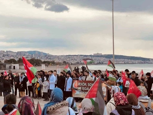 Samsun’da sağlık çalışanlarından &quot;Sessiz Gazze Yürüyüşü&quot;
