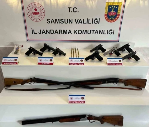 Samsun’da silah operasyonu: 6 kişi yakalandı
