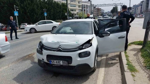 Samsun’da trafik kazası: 2 yaralı
