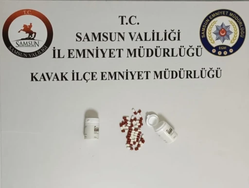 Samsun’da uyuşturucu hapla yakalanan şüpheli tutuklandı
