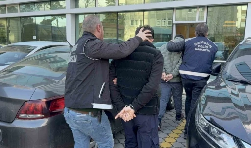Samsun&rsquo;da uyuşturucu operasyonu: 3  g&ouml;zaltı
