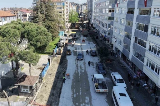Samsun&rsquo;da yol ve kaldırımlar yenileniyor
