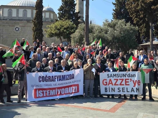 Samsun&rsquo;dan Gazze&rsquo;ye bin selam
