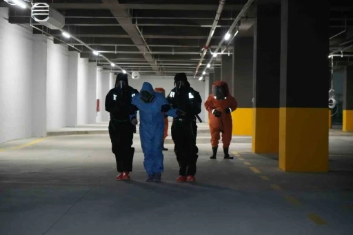 Samsun Şehir Hastanesi&rsquo;nde KBRN tatbikatı
