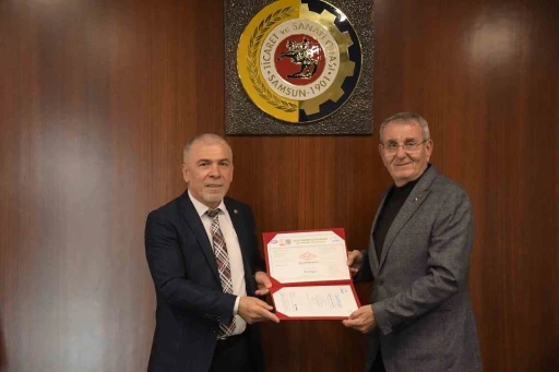 Samsun TSO, TSE kalite belgesini tekrar tescilledi
